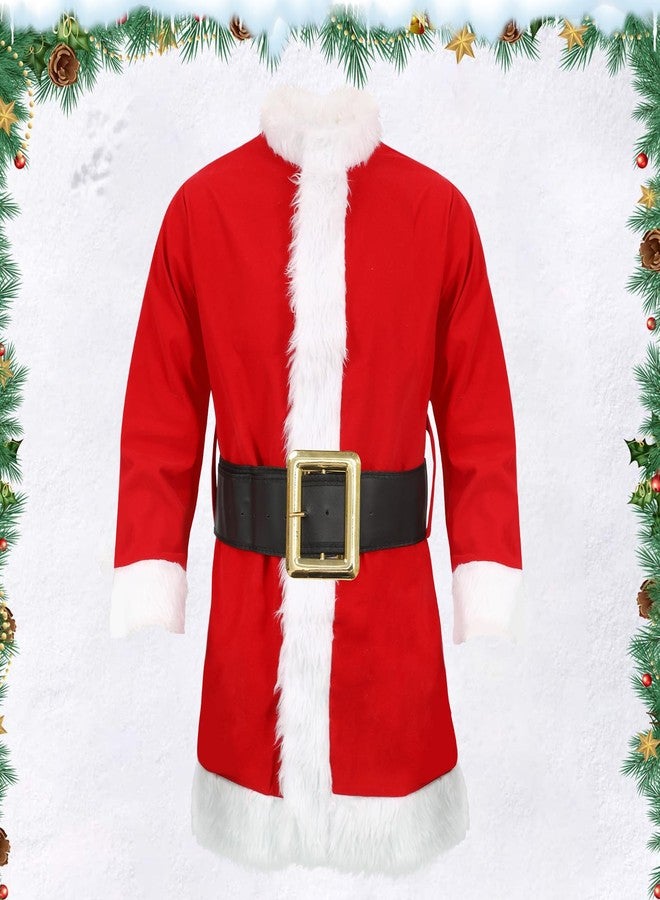 Varuotu Kids Christmas Green Big Monster Costume Mask Furry Costume Santa Outfit Christmas Costumes Props - Image 5